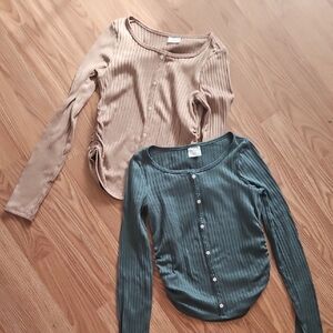 2 Nwot Abercrombie Kids Tops 11/12